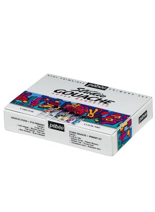 مجموعة ألوان مائية أساسية من Pebeo Studio Gouache Opaque، 6 × 20 مل - pzsku/Z29DA70E3F98E7F48D1CDZ/45/_/1664529238/829bcb74-bf3d-452a-b409-697b69d06c31