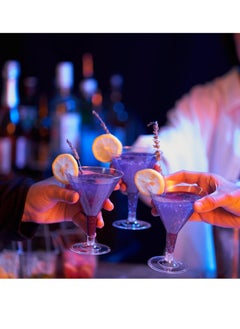 Oasisgalore 12 Premium 210ml Plastic Martini Glasses - Reusable for Desserts - Ideal for Weddings, Birthdays, Parties  - Image 5