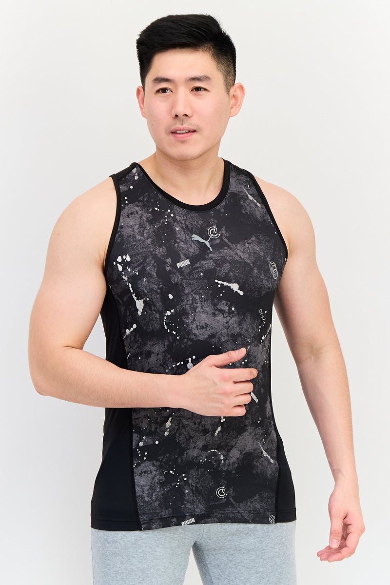 PUMA Men Sportswear Fit Sleeveless Training Vest, Multicolor - Image 1