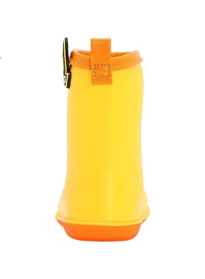 B.duck Children'S Rain Boots, Fashionable Waterproof Shoes For Boys And Girls, Baby Water Shoes, Elementary School Students, 5953 Yellow, Size 30 - Image 3