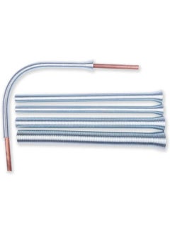 TOOLBUX TOOLBUX Spring Tubing Benders Kit 5in1 Pipe Bender Set for OD 14 516 38 12 and 58 Tubing with Pipe Cutter  - Image 1