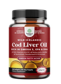 Natures Craft Natures Craft Icelandic Cod Liver Oil  100 Softgels 
