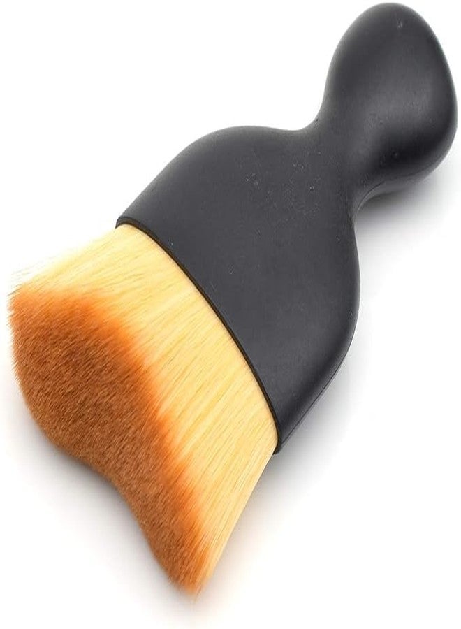 DASOSMI CREATION Makeup Curve Foundation Brush Flat Contour Brush,Blending Brush for Eyeshadow/Liquid/Cream/Pores/Powder Blush,Liquid Foundation Brush for Face,Cosmetic Tool - Image 2