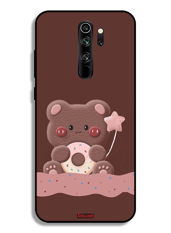 Tolwak Xiaomi Redmi Note 8 Pro Protective Case Cover Donut Bear - Image 2
