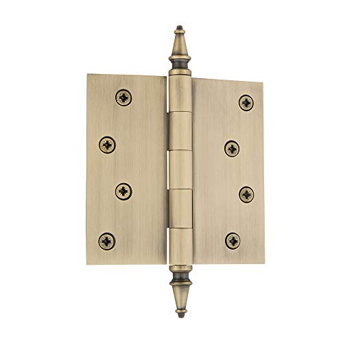 Nostalgic Warehouse Steeple Tip Residential Door Hinge with Square Corners - Image 3