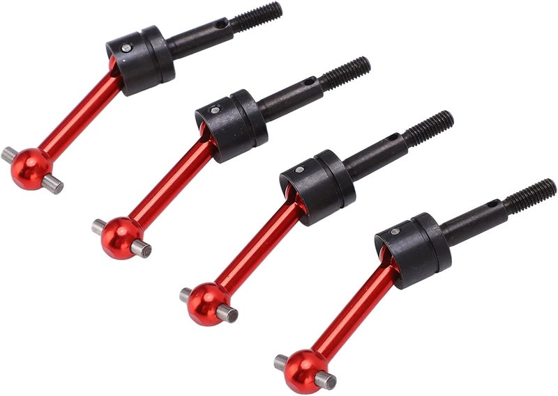 Red Aluminum Alloy Universal CVD Drive Shaft 70mm 4Pcs for TT02 1 10 RC Car Upgrade Parts Replacement - Image 1