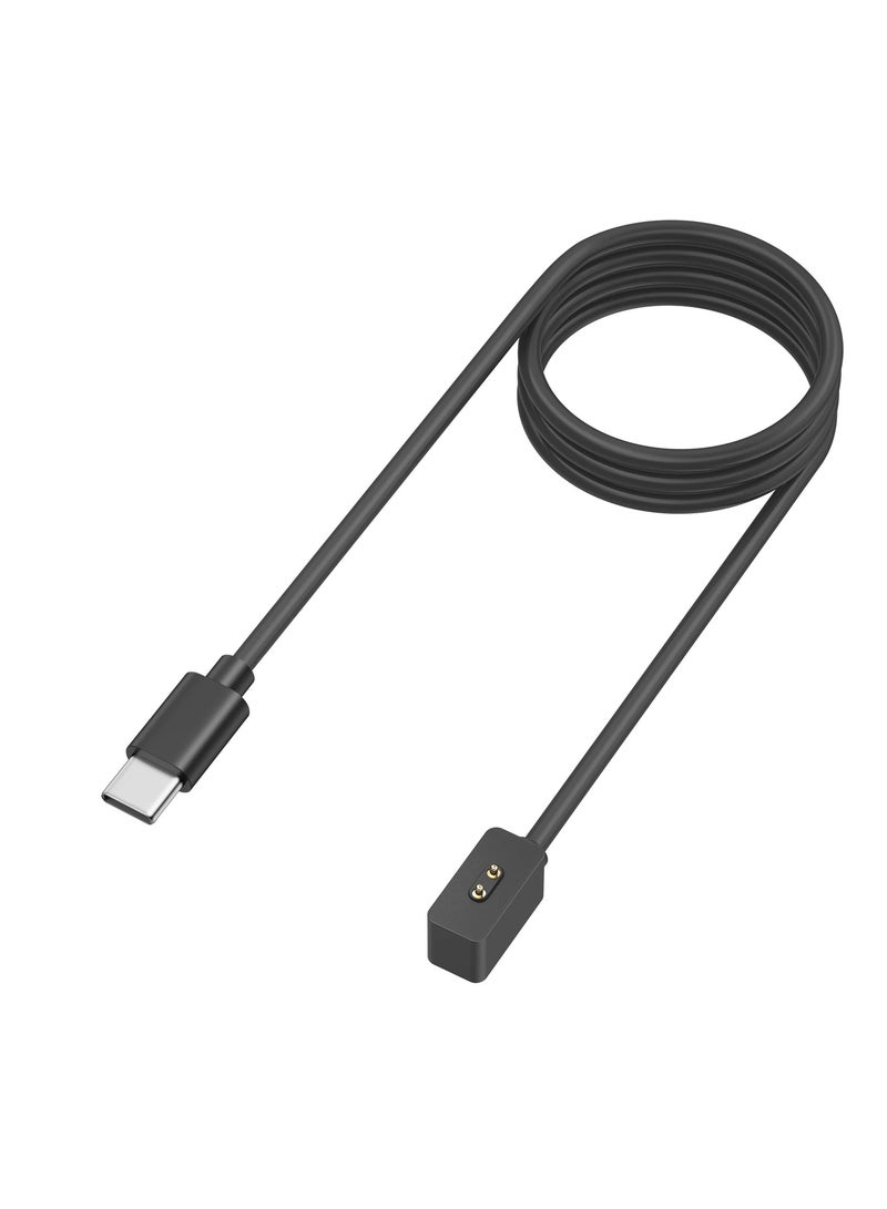 TWEGGON Charging Cable Compatible with Xiaomi Mi Band 10/Band 9/Band 8/Redmi Watch 3/4/5 with Type C Black - Image 4