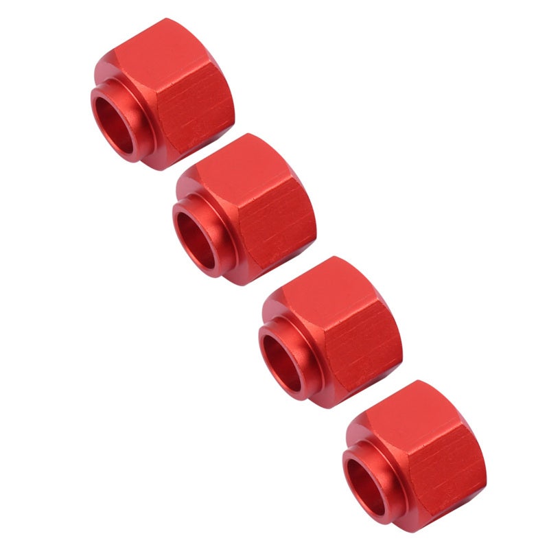 RC Car Wheel Spacers: Red 1/10 Size - Stability Boosting Wheel Widening Adapters for Off-Road RC Hobbyists & SCX10, TRX-4, D90 Upgrade - Image 3