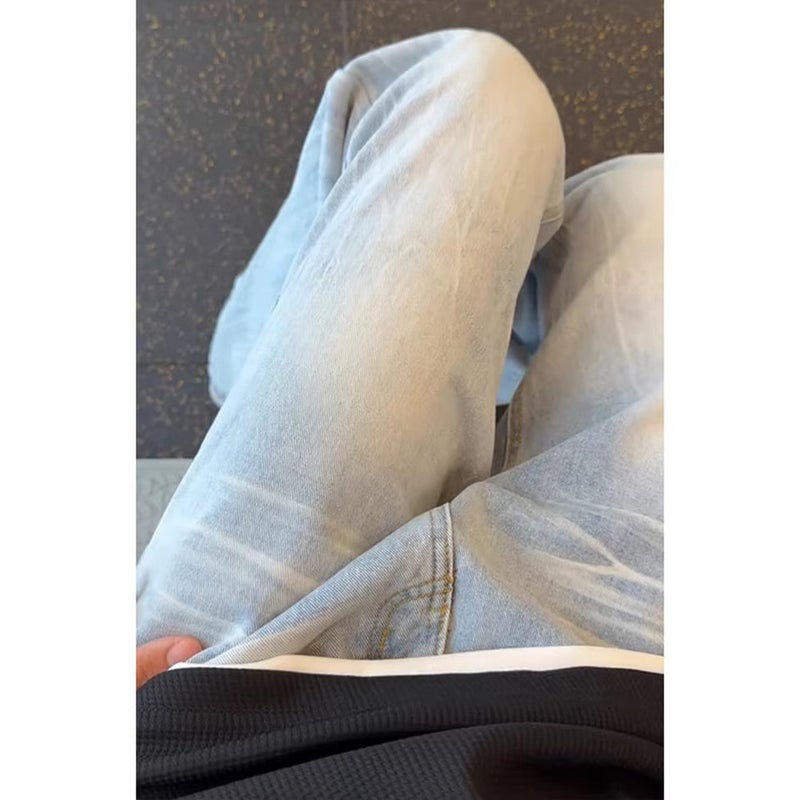 Unisex Casual Daily Denim Jeans - Image 4