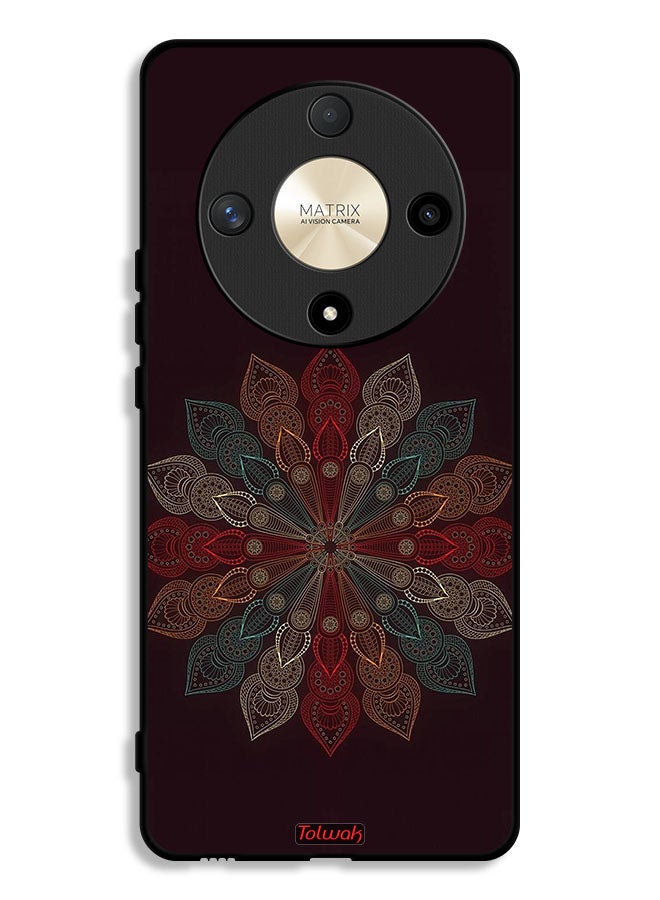 Tolwak Honor X9b Protective Case Cover Mandala Flower Art - Image 1