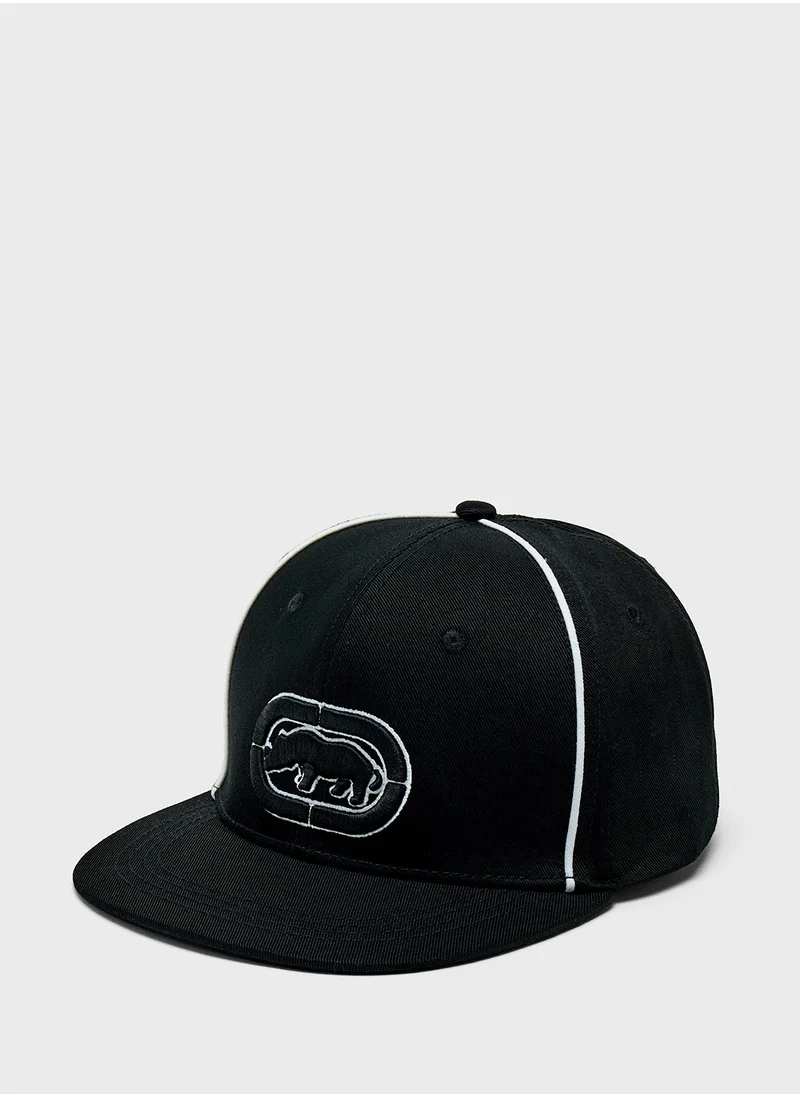 Ecko Unltd. Ecko Logo Embroidered Cap with Buckled Strap Closu