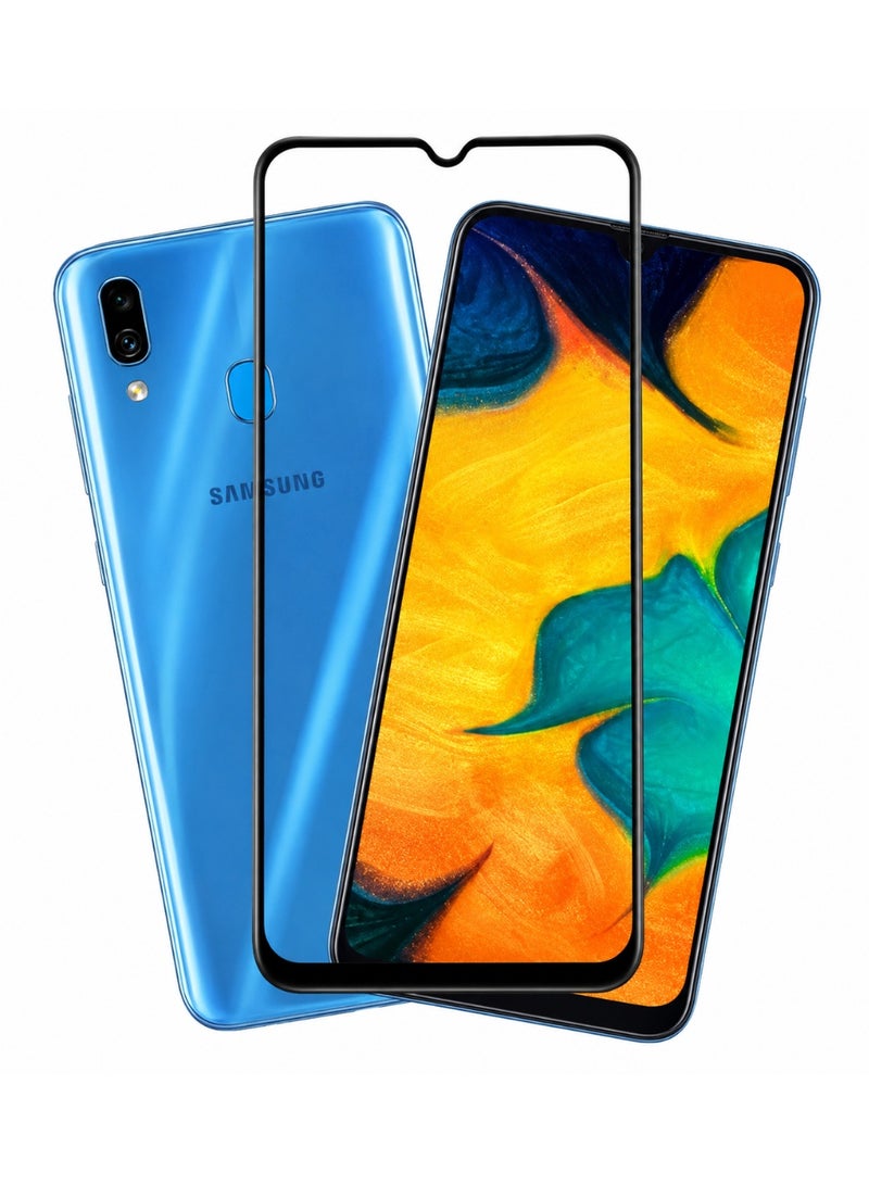 Deer Ghazala Shield ESD Anti-Static Tempered Glass Screen Protector for Samsung Galaxy A50 - Black Clear - Image 1