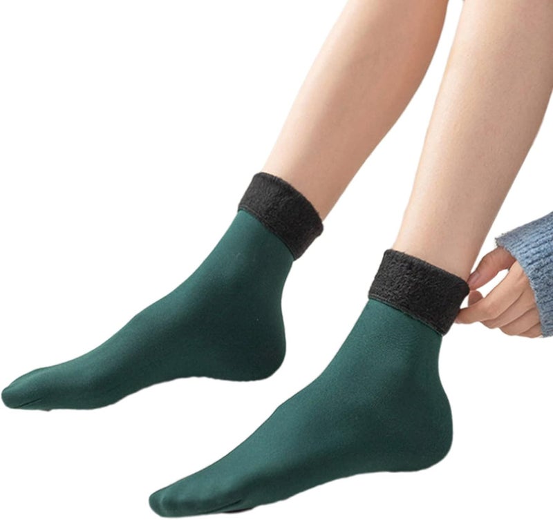 Women Thicken Thermal Socks Wool Cashmere Boots Socks Fleece Lined Socks Soft Warm Slipper Socks Winter Crew Sock - Image 2