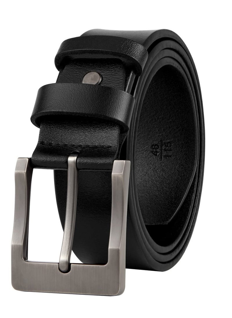 Excefore - Men's Belt Soft Genuine Leather Dress Belts 38mm for Casual Jeans and Casual Belts - Image 1