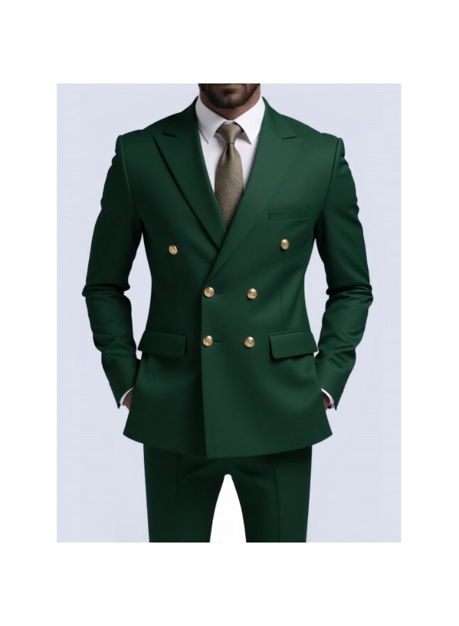 Shougu High End Double Breasted Business Casual Suit Set - Image 1