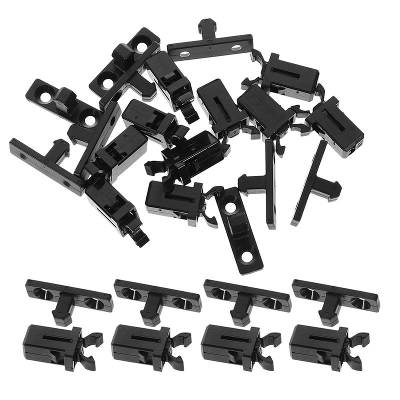 50 Set Self-Locking Spring Latch: Push Latch For Glasses Case Trash Bin Toothpick Box - Buckle Clip - Press Fasteners For Tight Spaces - Image 1