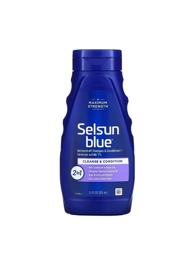 Selsun blue Antidandruff Shampoo and Conditioner 11 fl oz 325 ml - Image 1