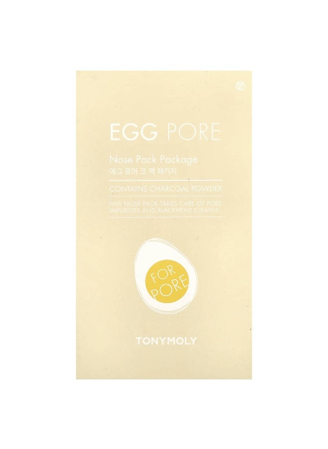 Tony Moly TonyMoly, Egg Pore, Nose Pack Package, 7 Packs  - Image 1
