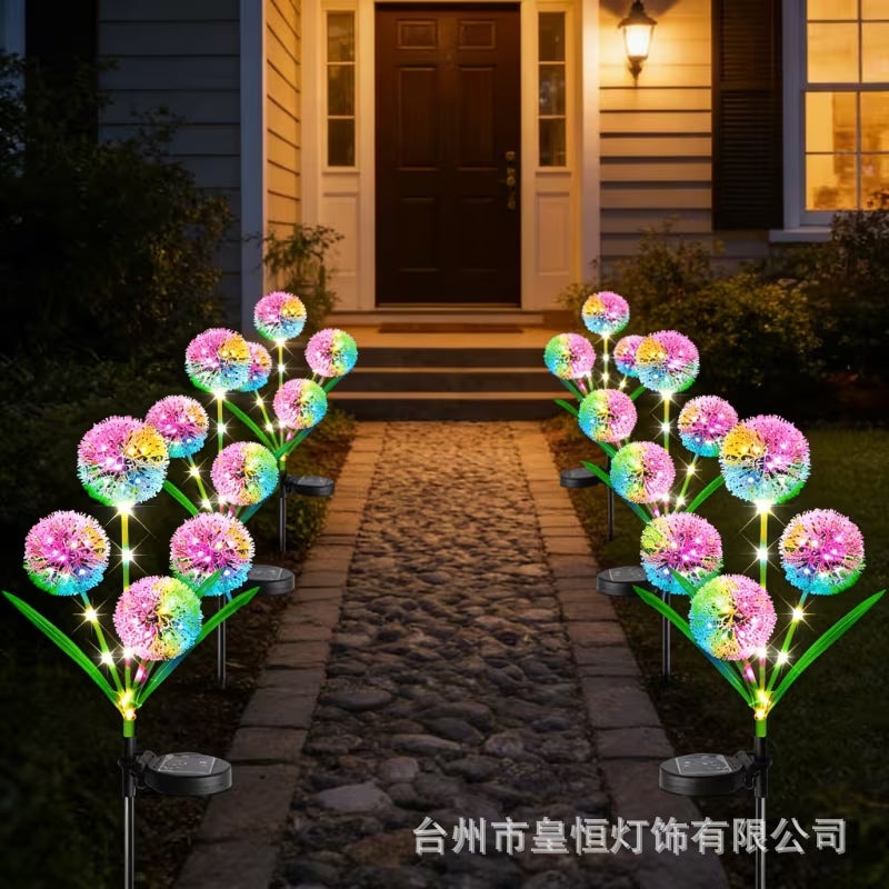 Solar-Powered Outdoor Garden Lights - LED Landscape Decorative Lamp for Patio, Lawn & Yard
