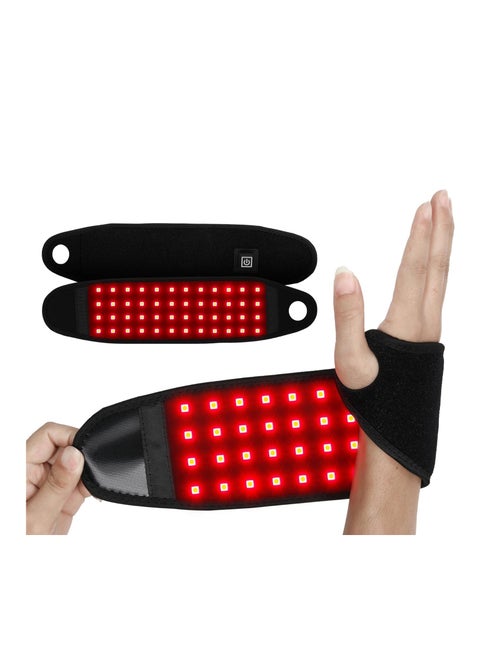 Rechargeable Cordless Red Light Therapy Wrap for Wrist and Joint Pain Relief - Perfect for Office Workers and Athletes