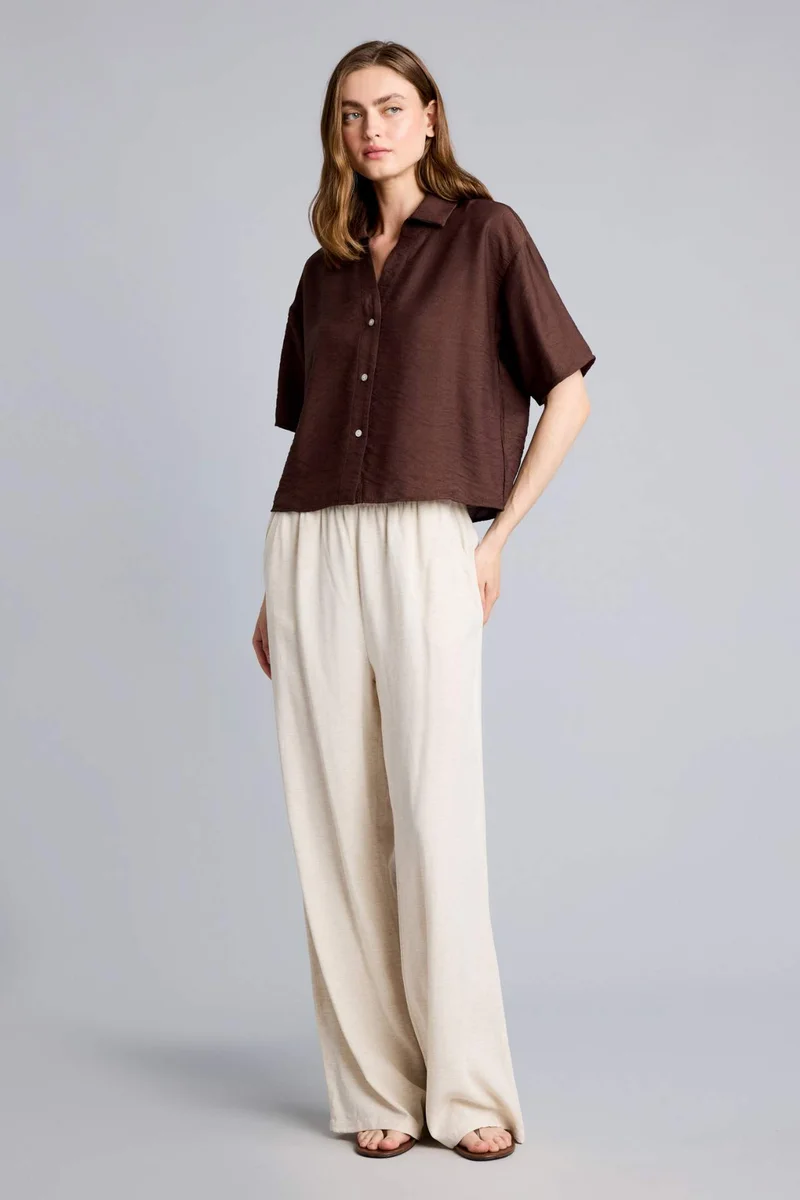 ديفاكتو Regular Fit Shirt Collar Short Sleeve Shirt