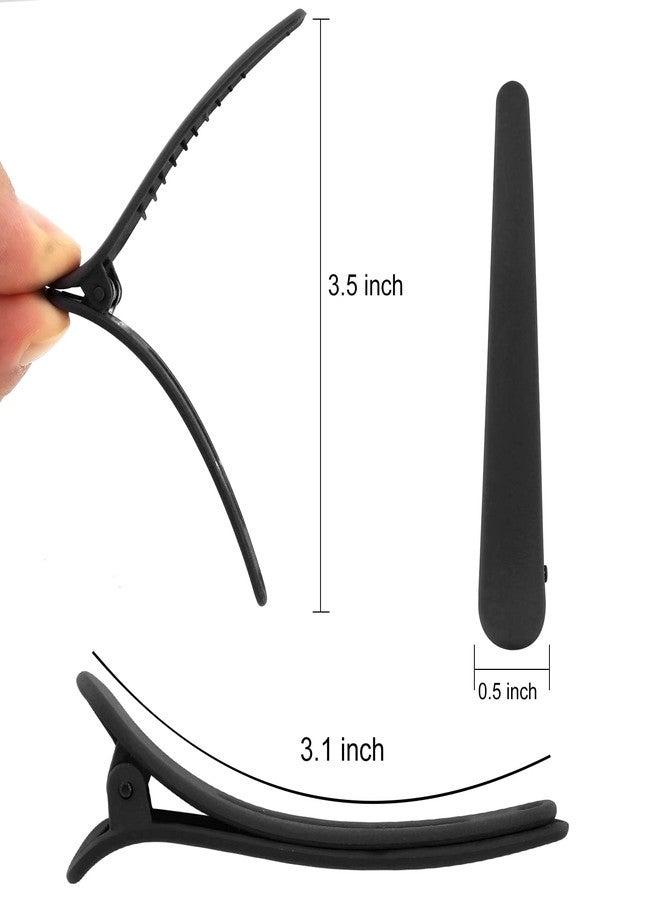 YISSION 12 PCS Hair Clips for Styling Sectioning, 3.1 Inch Matte Alligator No Crease Duck Billed Hair Barrettes for Women Girls - Image 2
