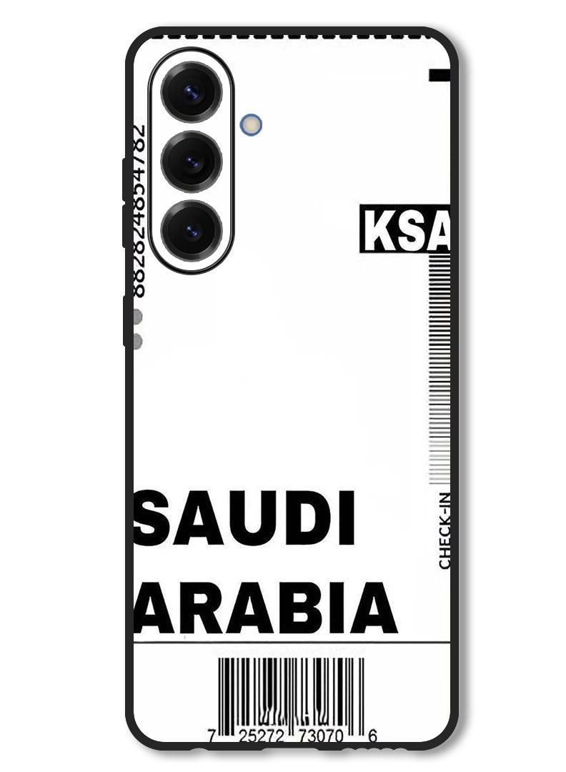 Theodor Case Compatible with Samsung Galaxy S25 FE 6.7 Inch Protection Shockproof Bumper Cover Saudi boarding pass - Image 1