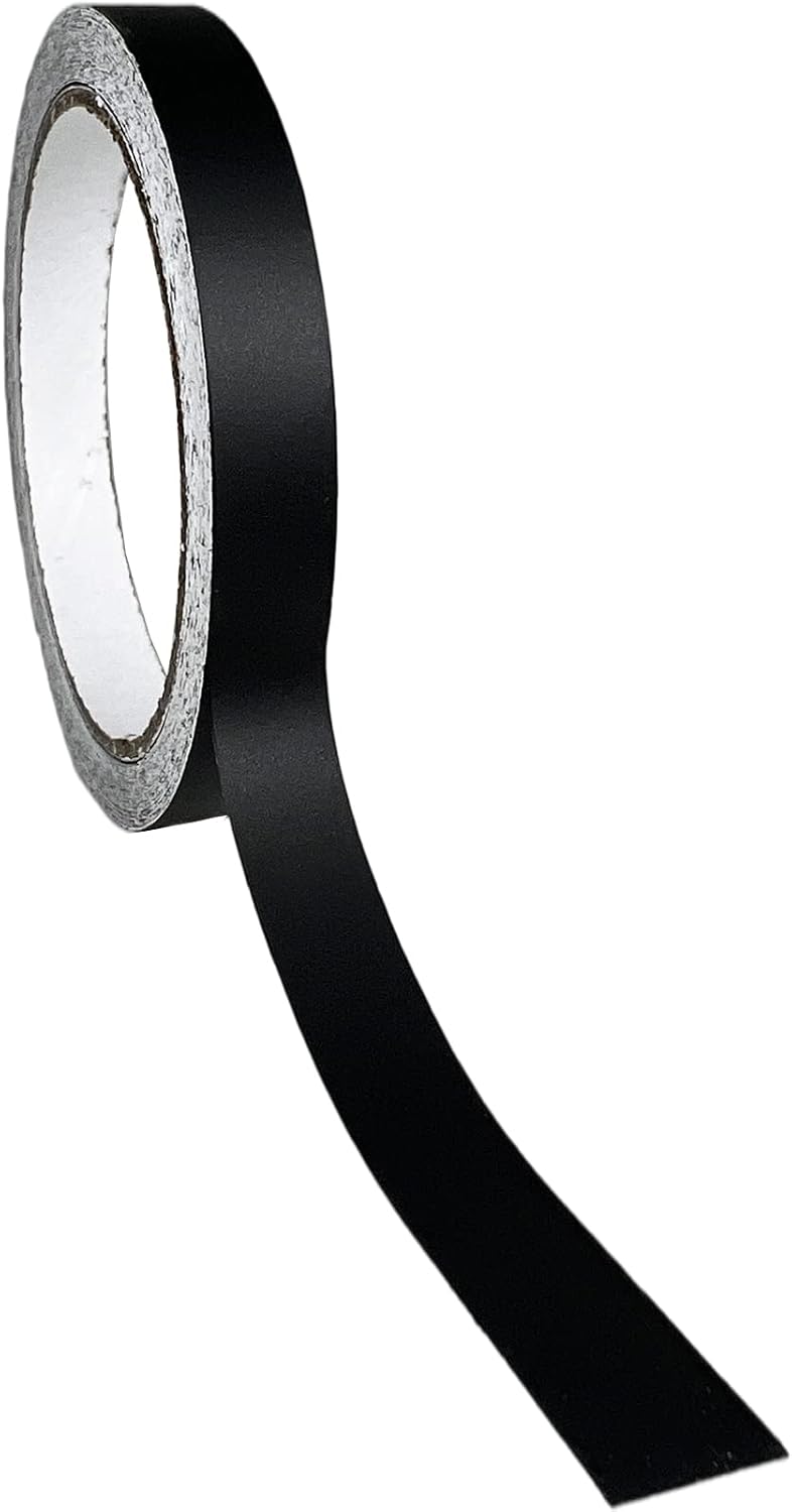 LZLRUN Black Matte Air-Release Adhesive Vinyl Tape Roll - Come with Installation Tool Set (1/2" x 30ft) - Image 2