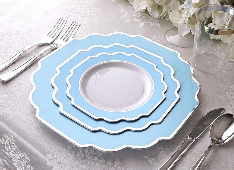 OCCASIONS FINEST PLASTIC TABLEWARE " OCCASIONS" 120 Plates Pack" - Image 5
