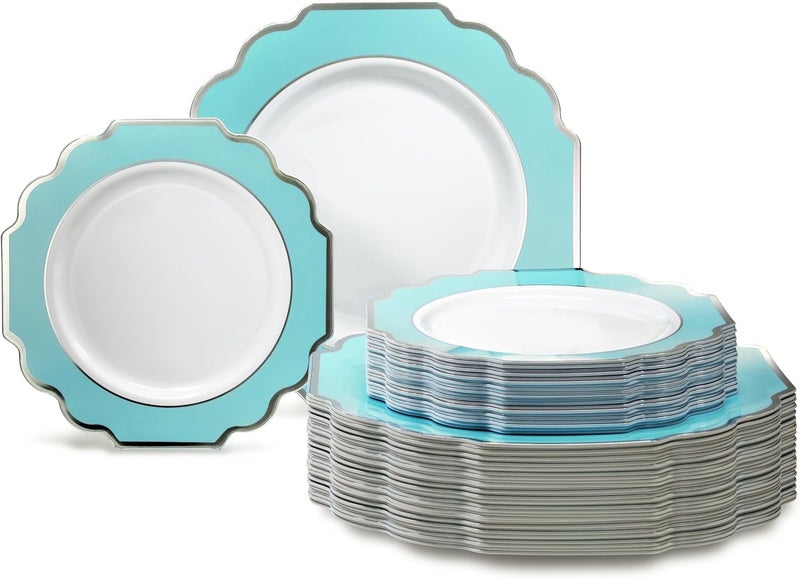 OCCASIONS FINEST PLASTIC TABLEWARE " OCCASIONS" 120 Plates Pack" - Image 1