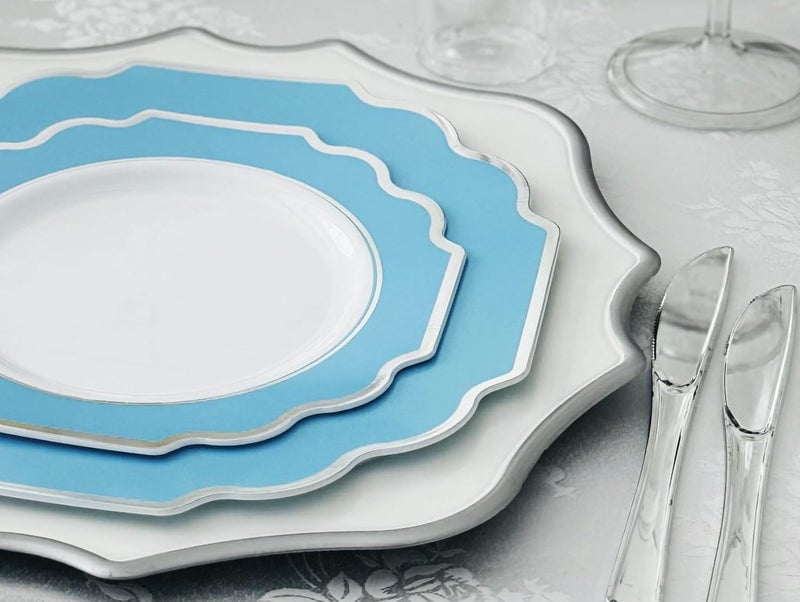 OCCASIONS FINEST PLASTIC TABLEWARE " OCCASIONS" 120 Plates Pack" - Image 3