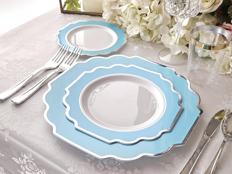 OCCASIONS FINEST PLASTIC TABLEWARE " OCCASIONS" 120 Plates Pack" - Image 4