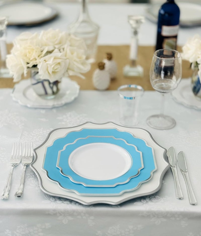 OCCASIONS FINEST PLASTIC TABLEWARE " OCCASIONS" 120 Plates Pack" - Image 2