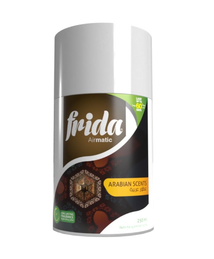 معطر جو برائحة عطور عربية، غيار لجهاز معطر الجو اير ماتيك، يدوم حتى 60 يوما، 250مل