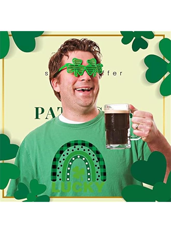 Arabest 15 Pieces St. Patrick's Iron On Transfer Decals HTV Vinyl DIY Crafts Iron On Shamrock Luck Rainbow Vinyls Paper for St. Patricks Day Women Kids T-Shirts Pillowcase Hats Clothing DIY Crafts Supplies - Image 5