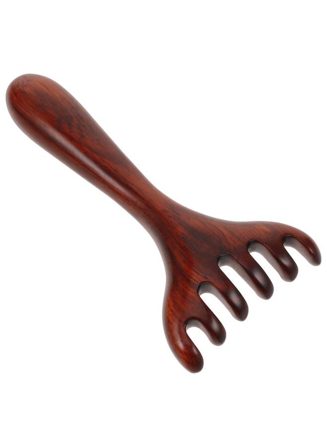 PACKOVE Wooden Scalp Massager Comb Wide Tooth Design for Comfortable Head Massage Natural Wooden Hair Care Tool for Relaxation and Stress Relief - Image 1