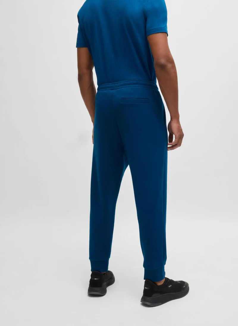 بوس Stretch-cotton tracksuit bottoms with logo print