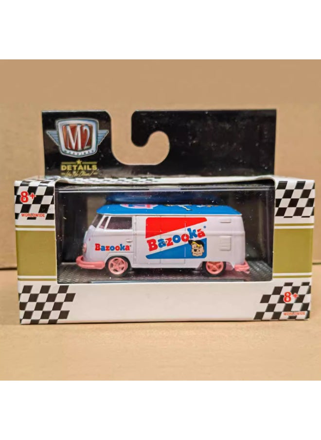 1:64M2 Car Model Volkswagen Van Ford Chevrolet Truck Alloy Car Model Collection Ornaments-Color:21  - Image 5