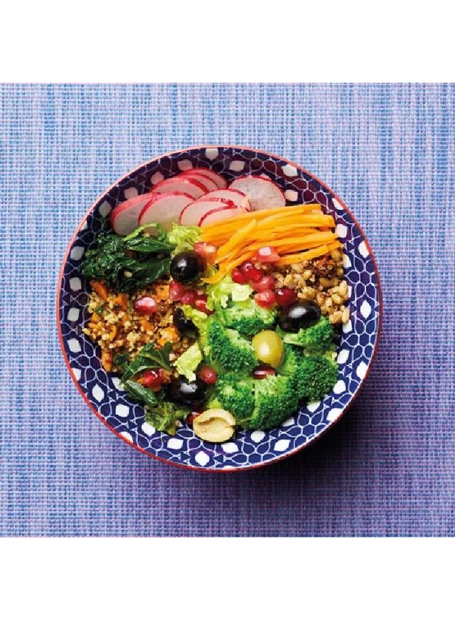 KitchenCraft Floral Geometric Design Food Safe Ceramic Bowl Blue and White 15.7 cm KCBOWL26 - Image 3