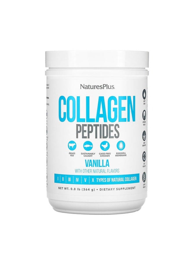 ببتيدات الكولاجين، فانيليا، 0.8 رطل (364 جم)