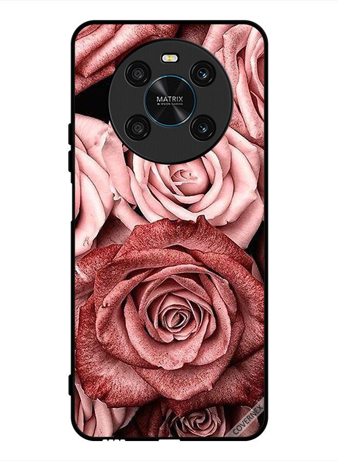 Covernex Protective Case Cover For Honor X9 4G Peach Flowers - Image 1