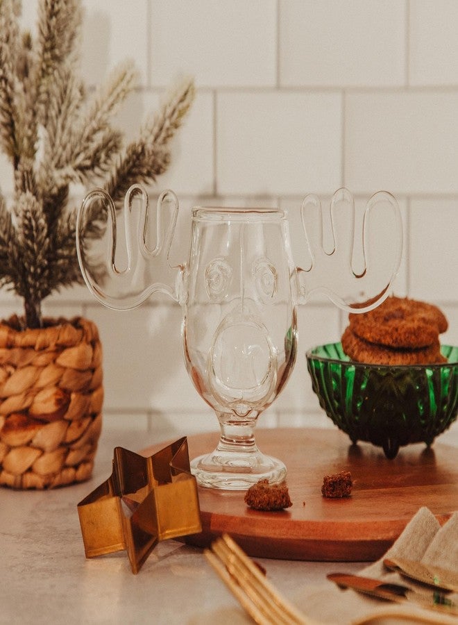 Silver Buffalo كوب زجاجي منحوت على شكل مارتى موس من سيلفر بوفالو من فيلم عطلة عيد الميلاد الوطني | أدوات زجاجية للعطلات للمشروبات | سعة 8 أونصات - Image 4