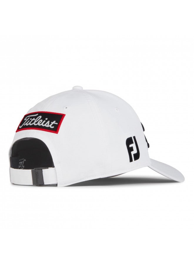 Titleist Men's Standard Tour Performance Golf Hat, White/Black, OSF - Image 3