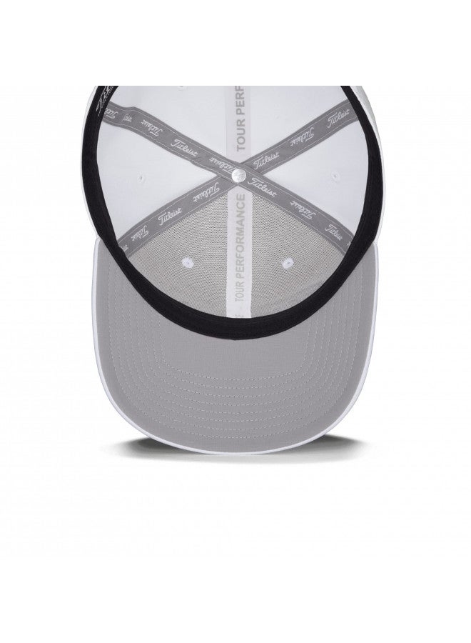 Titleist Men's Standard Tour Performance Golf Hat, White/Black, OSF - Image 4