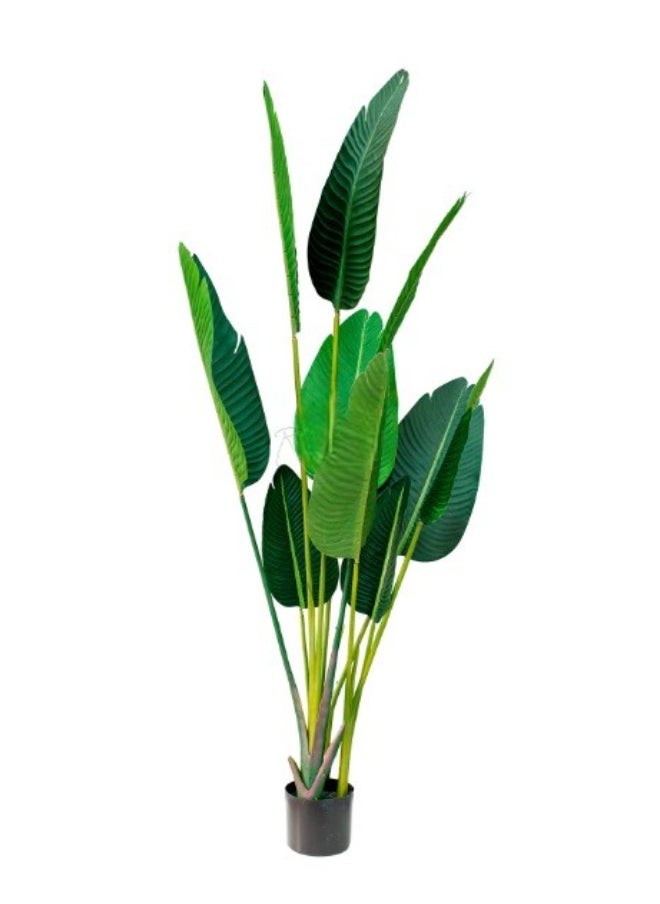 HRT WALL Artificial Strelitzia Nicolai 160cm - green 
