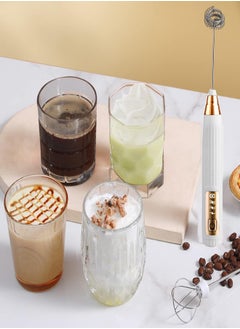 Tornado Keratiner Rechargeable Milk Frother Handheld Milk Foamer Electric Portable Handy Drink Mixer Coffee Blender USB Whisk Mixer for Latte, Matcha Tea, Cappuccino, Hot Chocolate  - Image 4