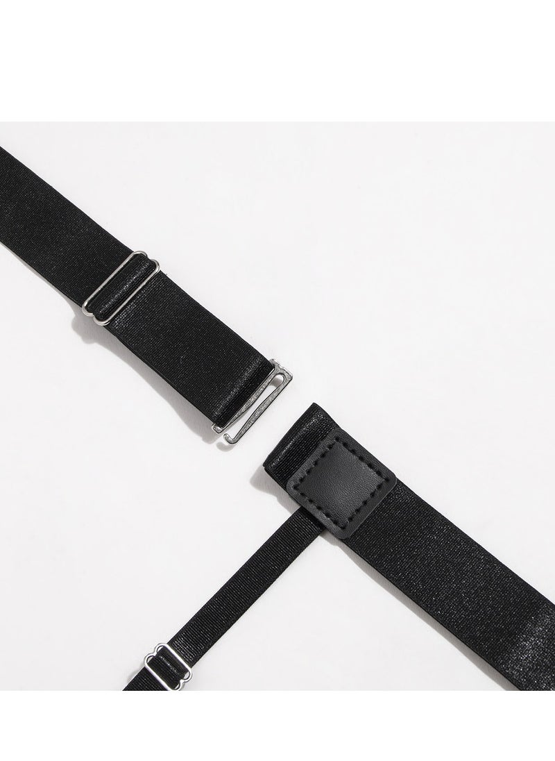 Beauenty - elastic and adjustable three-clip shirt sock clip business versatile spot neat men - Image 1