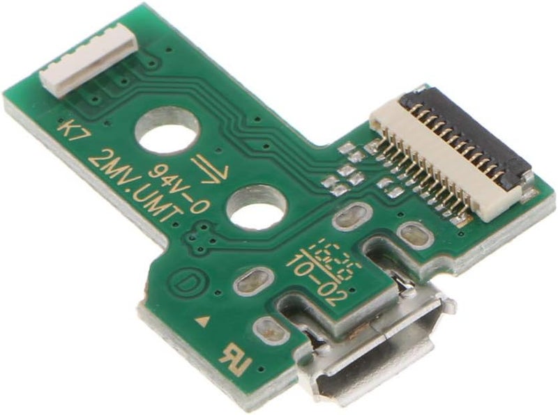 klarako 12Pin Connector USB Charging Port Socket Board for SONY PS4 Wireless Dualshock 4 Controller (JDS 030) - Image 1