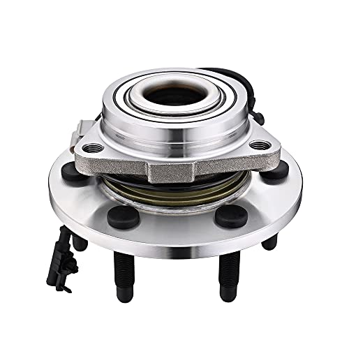 JLEO Front Wheel Hub Bearing Assembly 4WD 6-Lugs 515096 Compatible with Chevy Tahoe Silverado 1500 Avalanche Suburban, Cadillac Escalade, GMC Yukon Sierra w/ABS (1) - Image 1