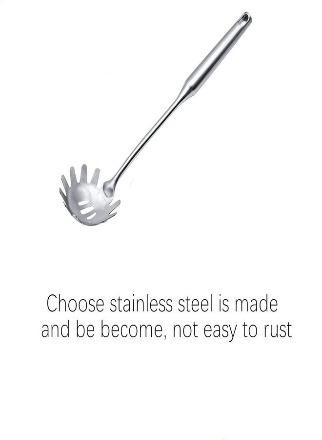 Beetoo Spaghetti Server Utensil, Pasta Server, Stainless Steel Pasta Spoon, Pasta Fork for Cooking Use - Image 3